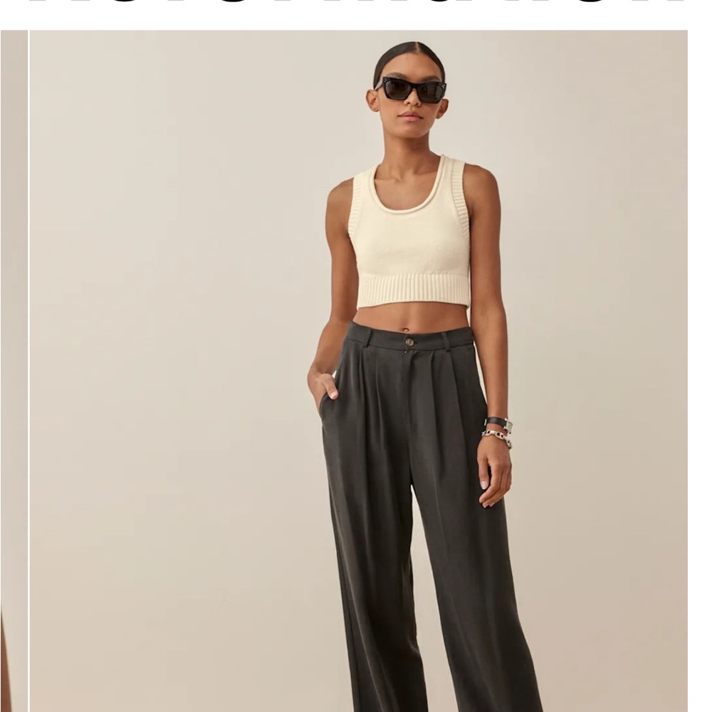 Reformation Norma Cotton Sweater Tank